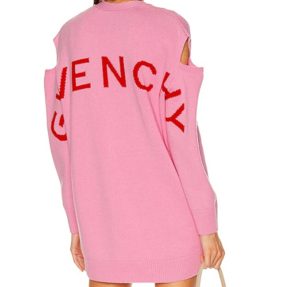 Givenchy Logo Jacquard Oversize Cardigan